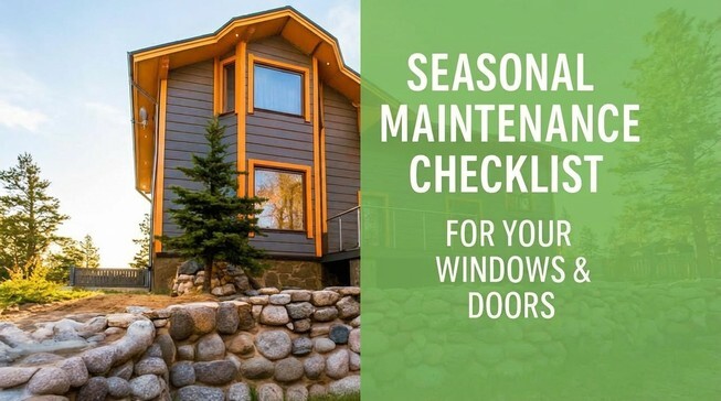seasonal maintenance checklist windows doors