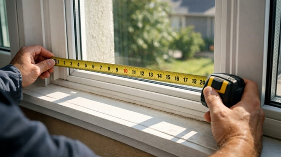 Measuring for full-frame replacement windows focuses on the rough opening